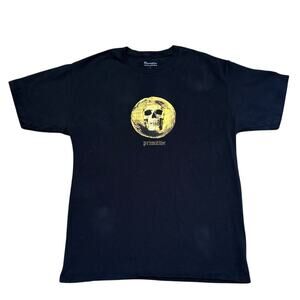 Primitive X Champions Short Sleeve Black T-Shirt, Skull, Size Large, EUC